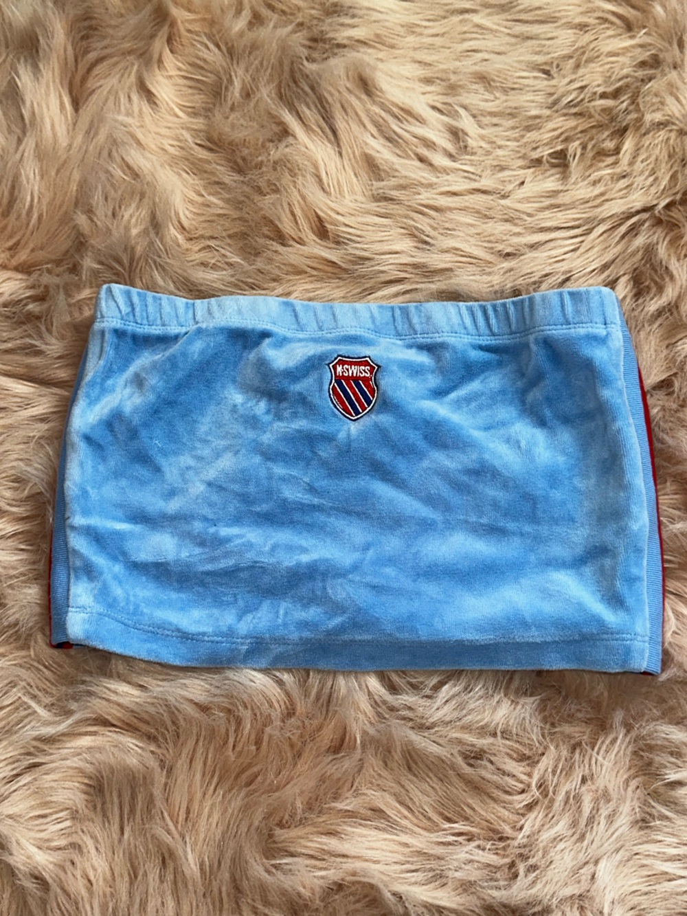 K-swiss x forever 21 Bandeau tube limited edition terry cloth tube top sz M - Picture 3 of 7